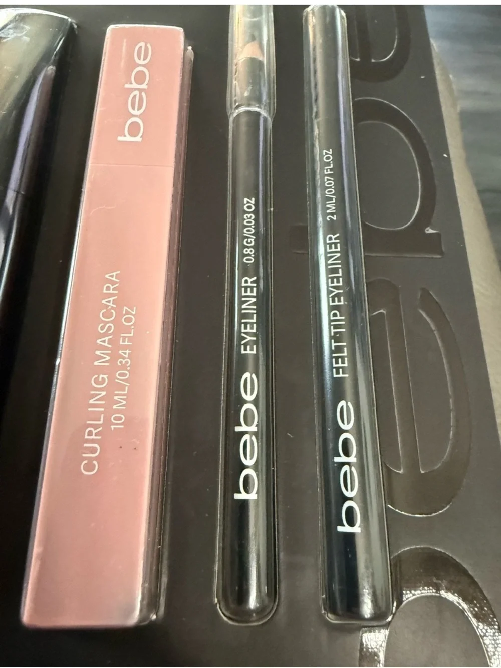 bebe Lash & Line 4-Piece Mascara and Eyeliner Set – Pink & Black